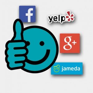 Bewertungen Google+, Facebook, Jameda, Yelp